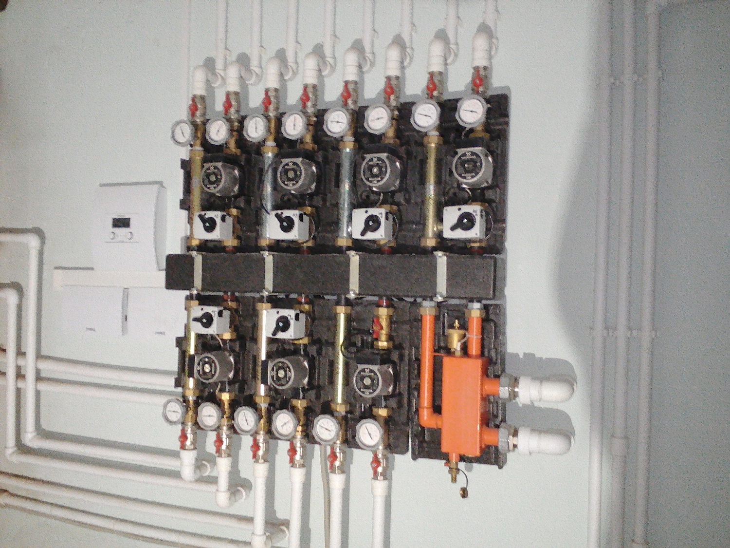 Монтаж системы отопления